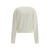 White Merino Wool Cardigan
